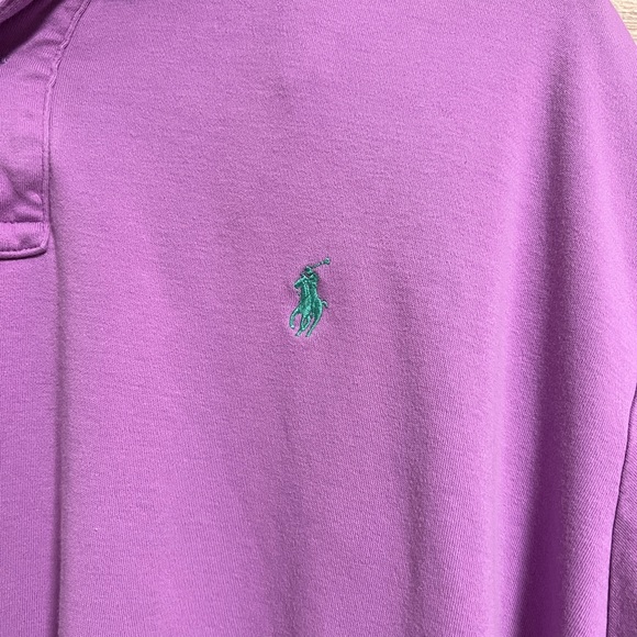Men’s Polo Ralph Lauren Lavender Short Sleeve Collared Shirt XL - Picture 6 of 6